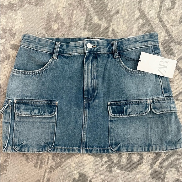 Zara Skirts Nwt Zara Cargo Skirt Poshmark